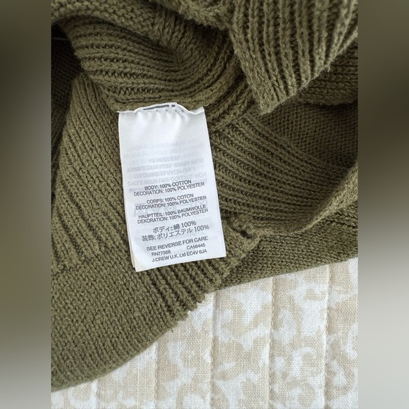 J.Crew Sleeveless Sweater Tank w/ Grosgrain Trim Bow | Soft Moss Green | Size S - Picture 13 of 16